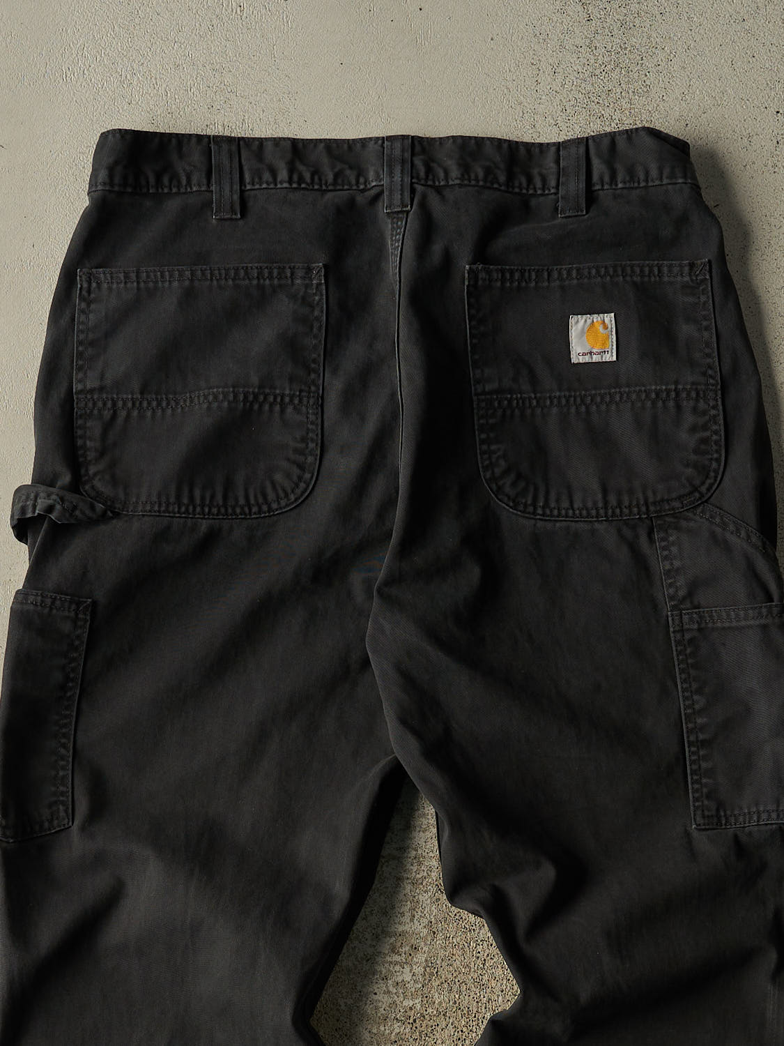 Vintage Y2K Faded Black Carhartt Work Pants (36x33.5)