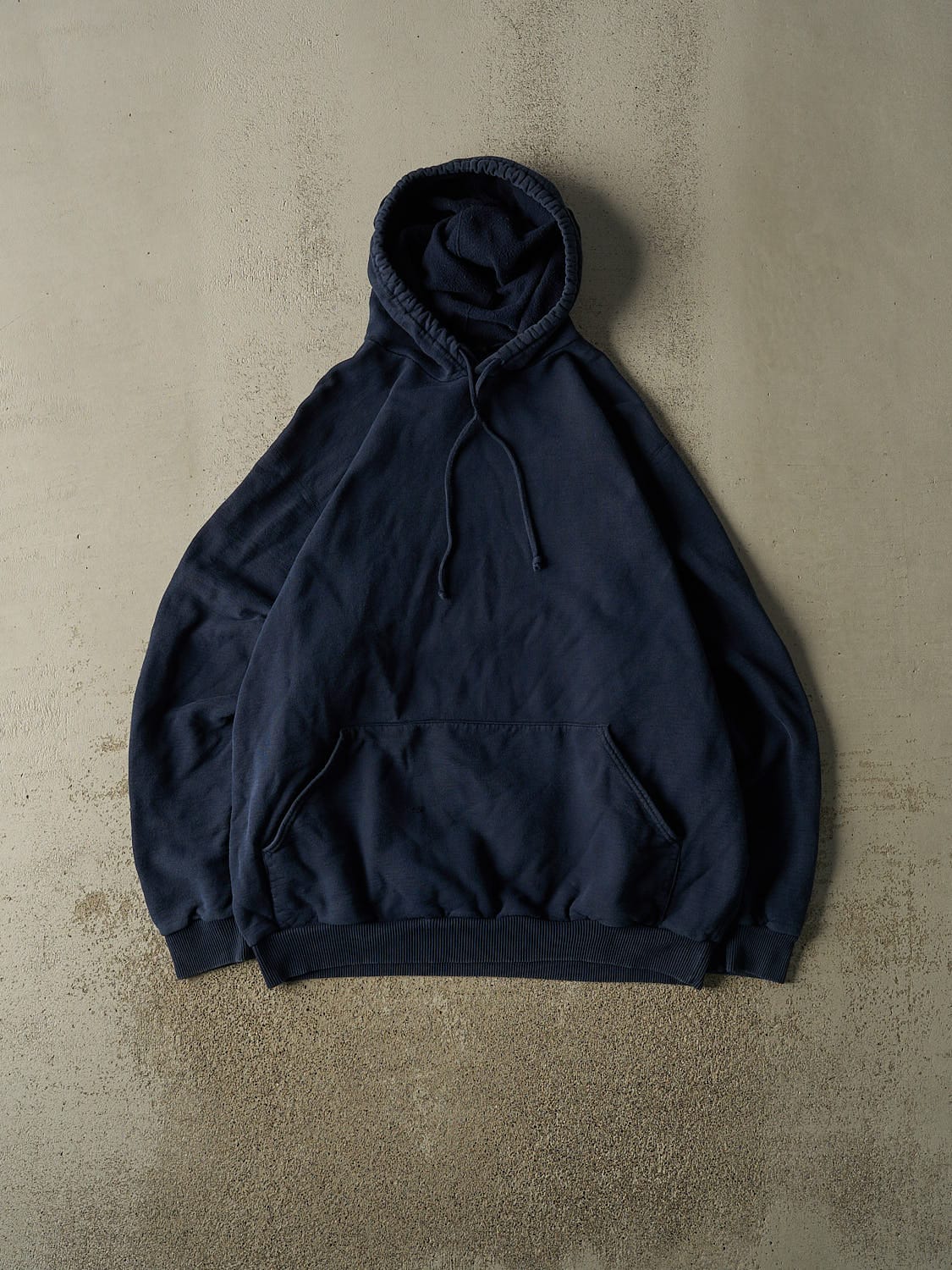 Vintage 90s Navy Blue Wind River Blank Hoodie (XL/XXL)