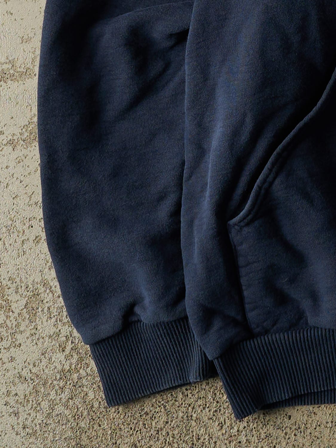 Vintage 90s Navy Blue Wind River Blank Hoodie (XL/XXL)