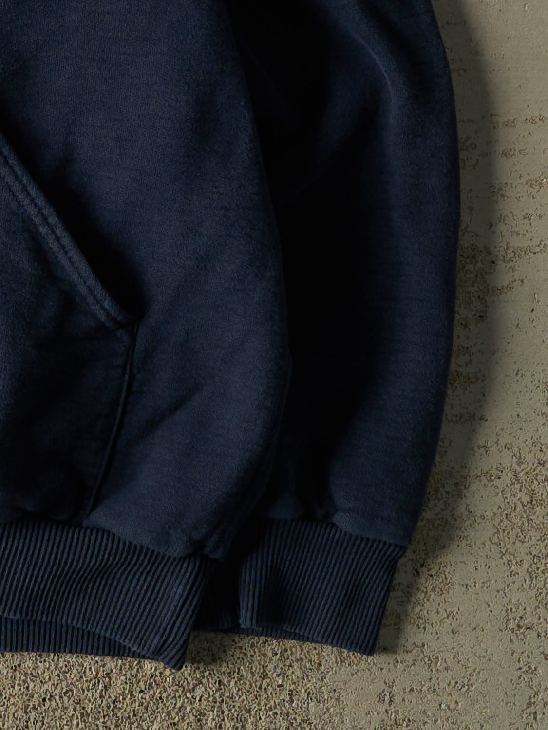 Vintage 90s Navy Blue Wind River Blank Hoodie (XL/XXL)