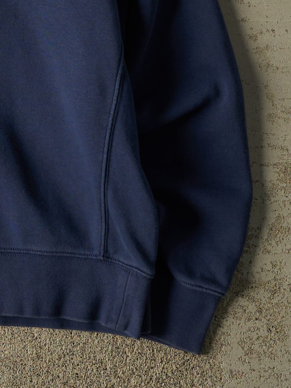 Vintage Y2K Navy Blue Nike Embroidered Crewneck (M)