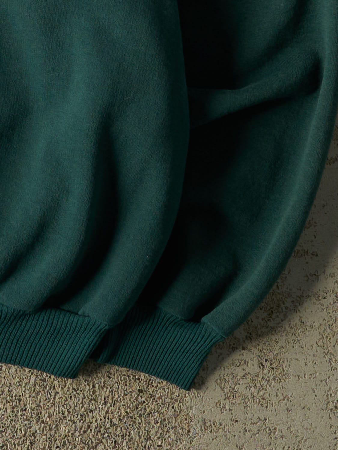 Vintage 90s Green Higher State Embroidered Crewneck (M/L)