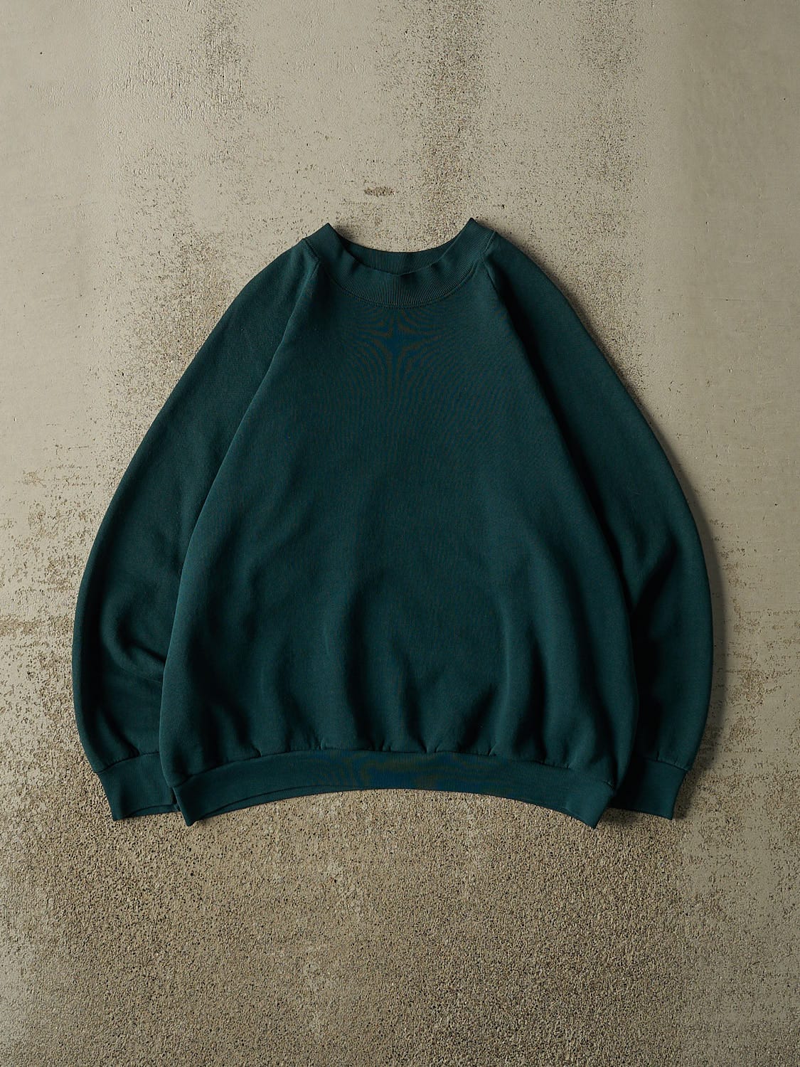 Vintage 80s Green Blank Crewneck (M)