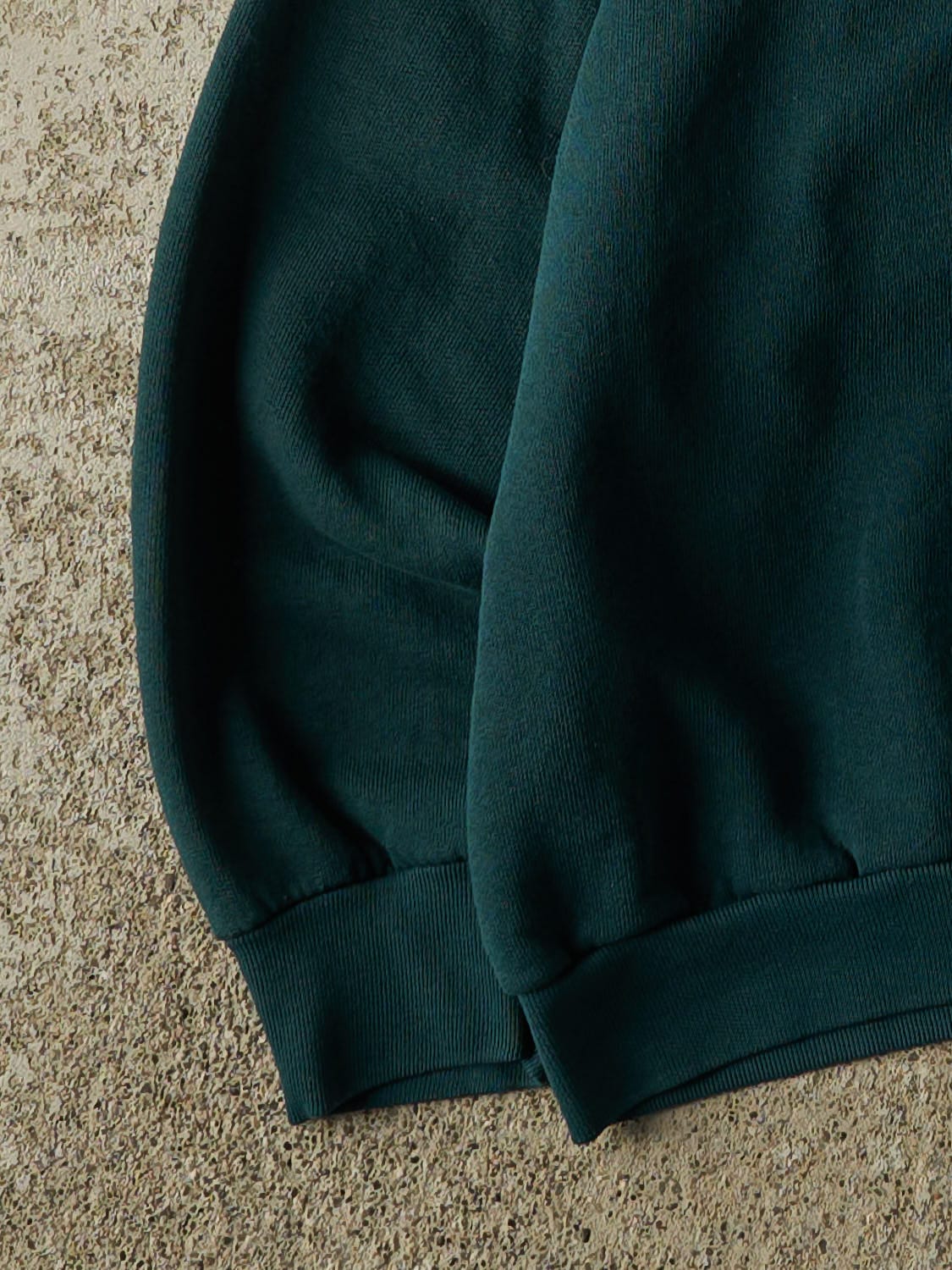 Vintage 80s Green Blank Crewneck (M)