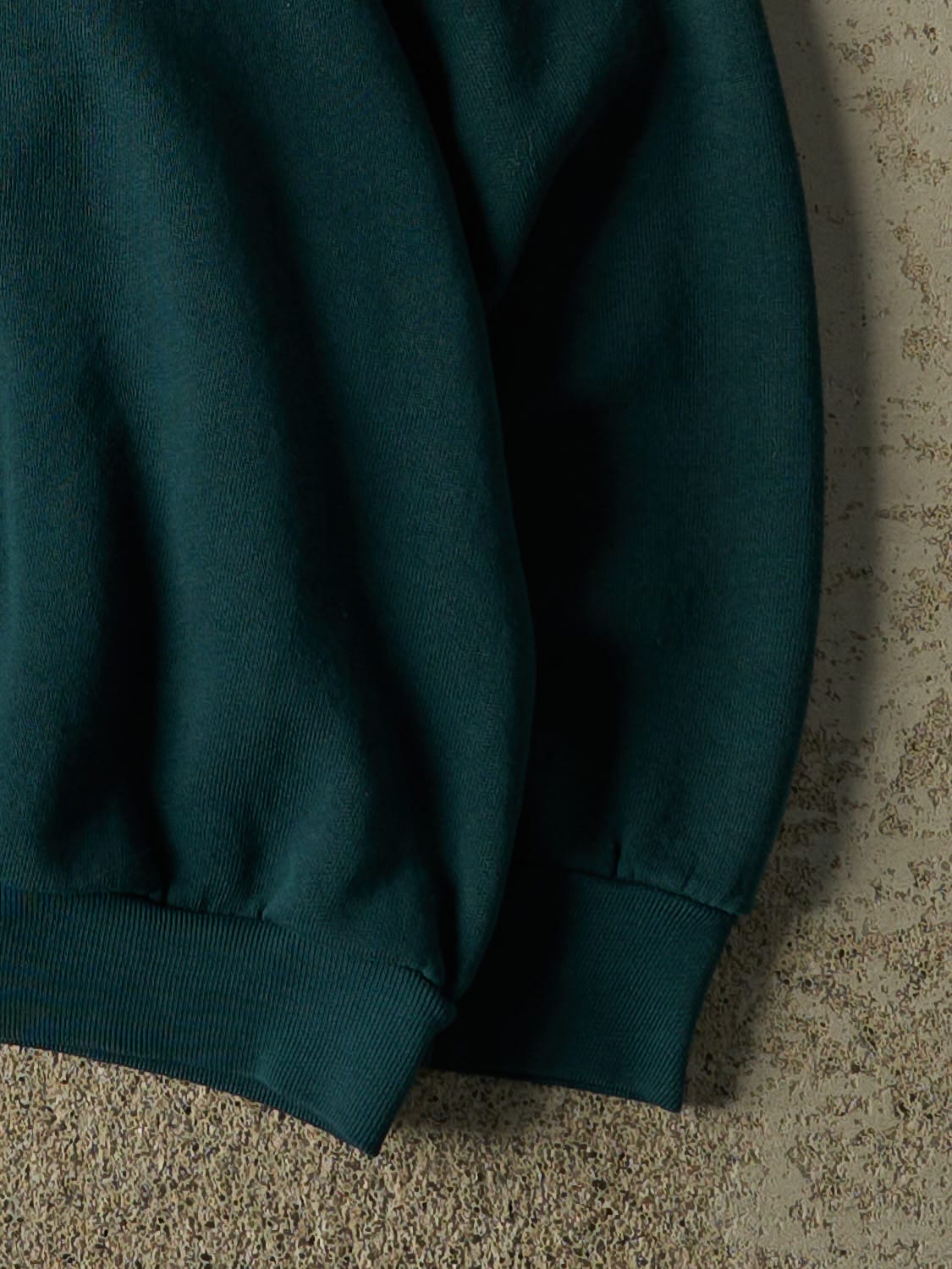 Vintage 80s Green Blank Crewneck (M)