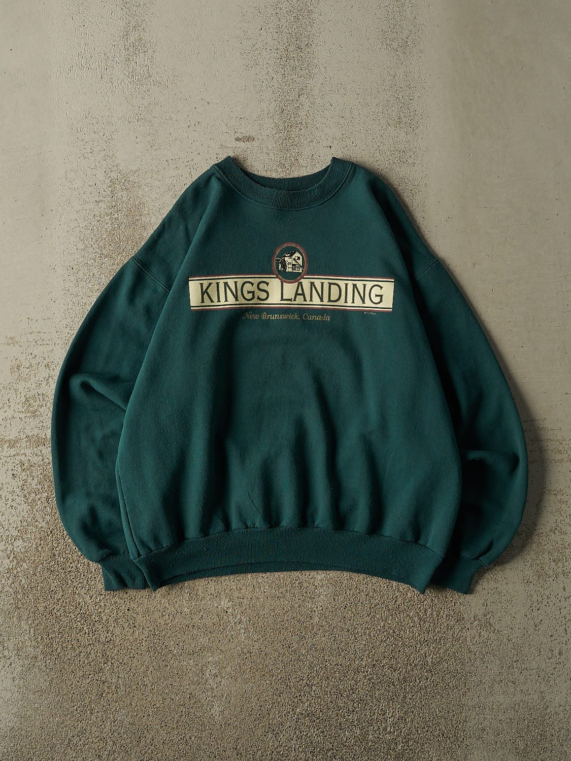 Vintage 90s Green Kings Landing NB Crewneck (M/L)