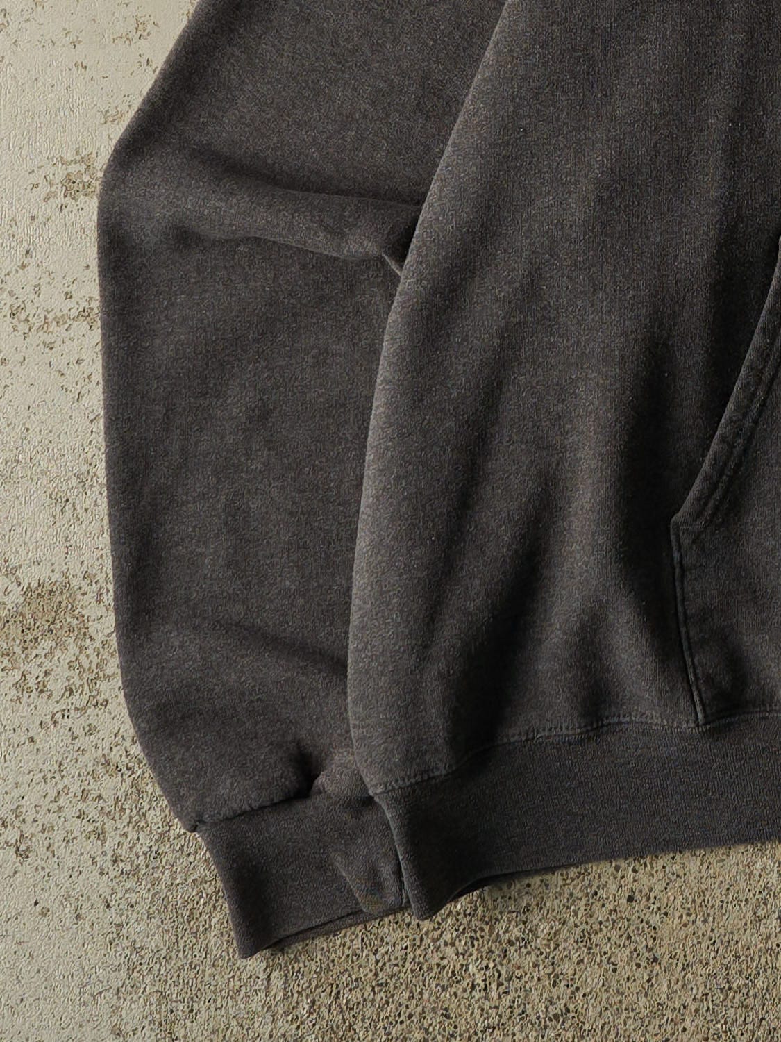 Vintage Y2K Charcoal Grey University of Delaware Hoodie (L/XL)