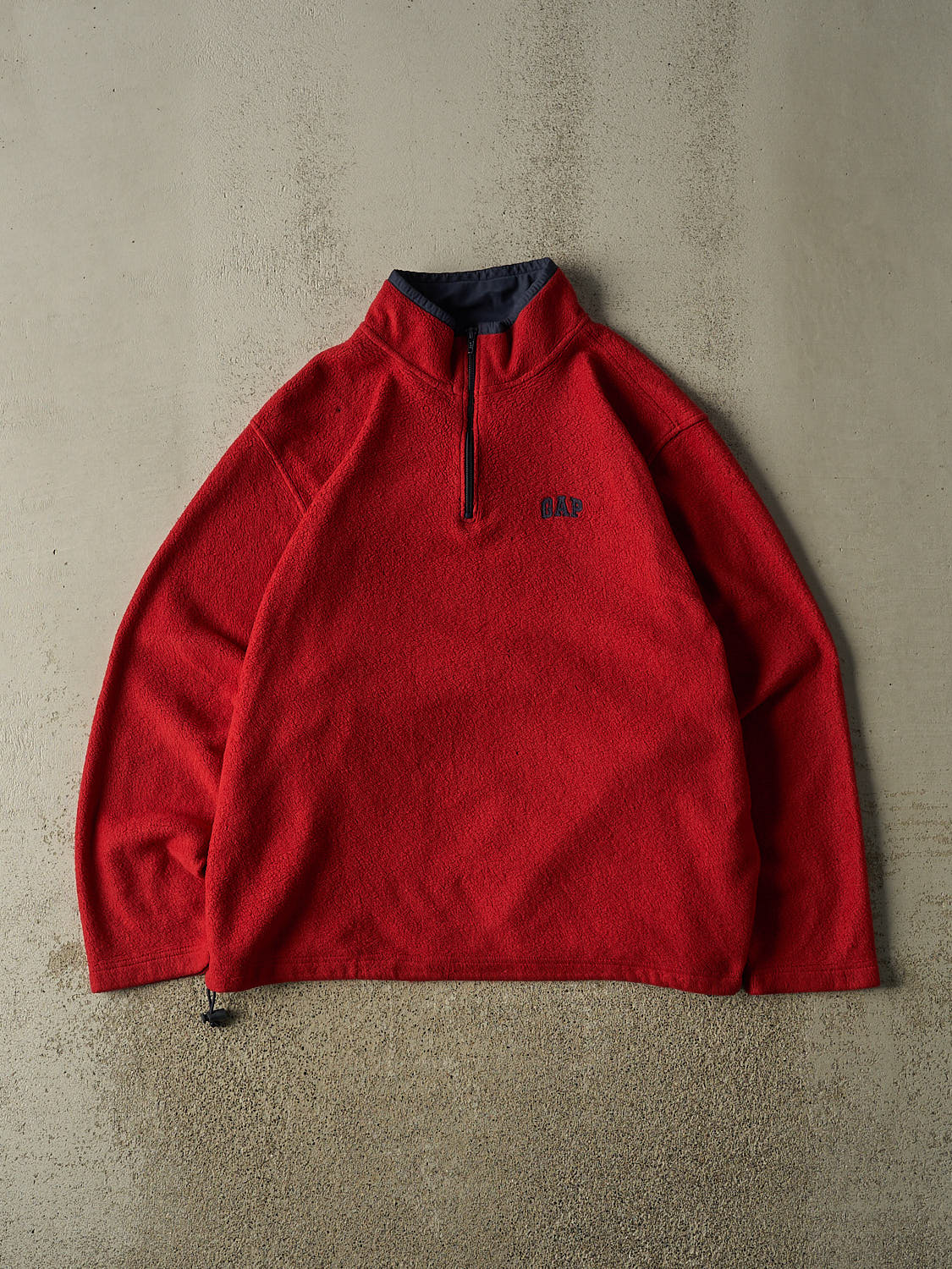 Vintage Y2K Red Gap Quarter Zip Fleece (XL/XXL)