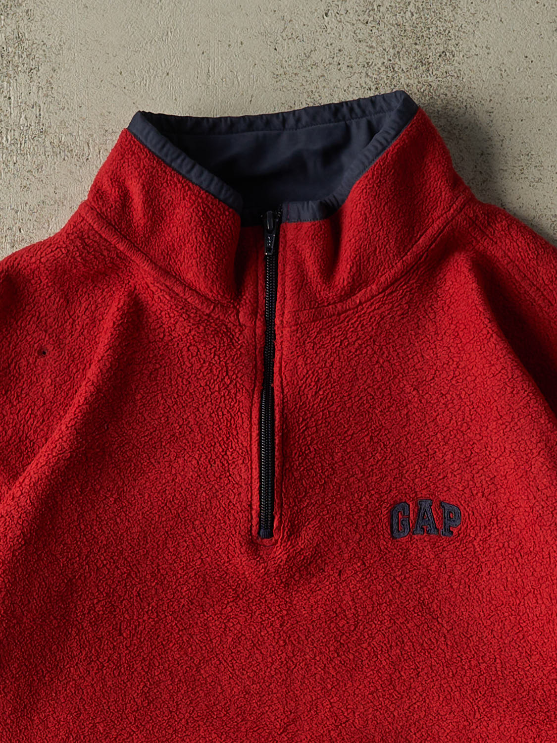 Vintage Y2K Red Gap Quarter Zip Fleece (XL/XXL)