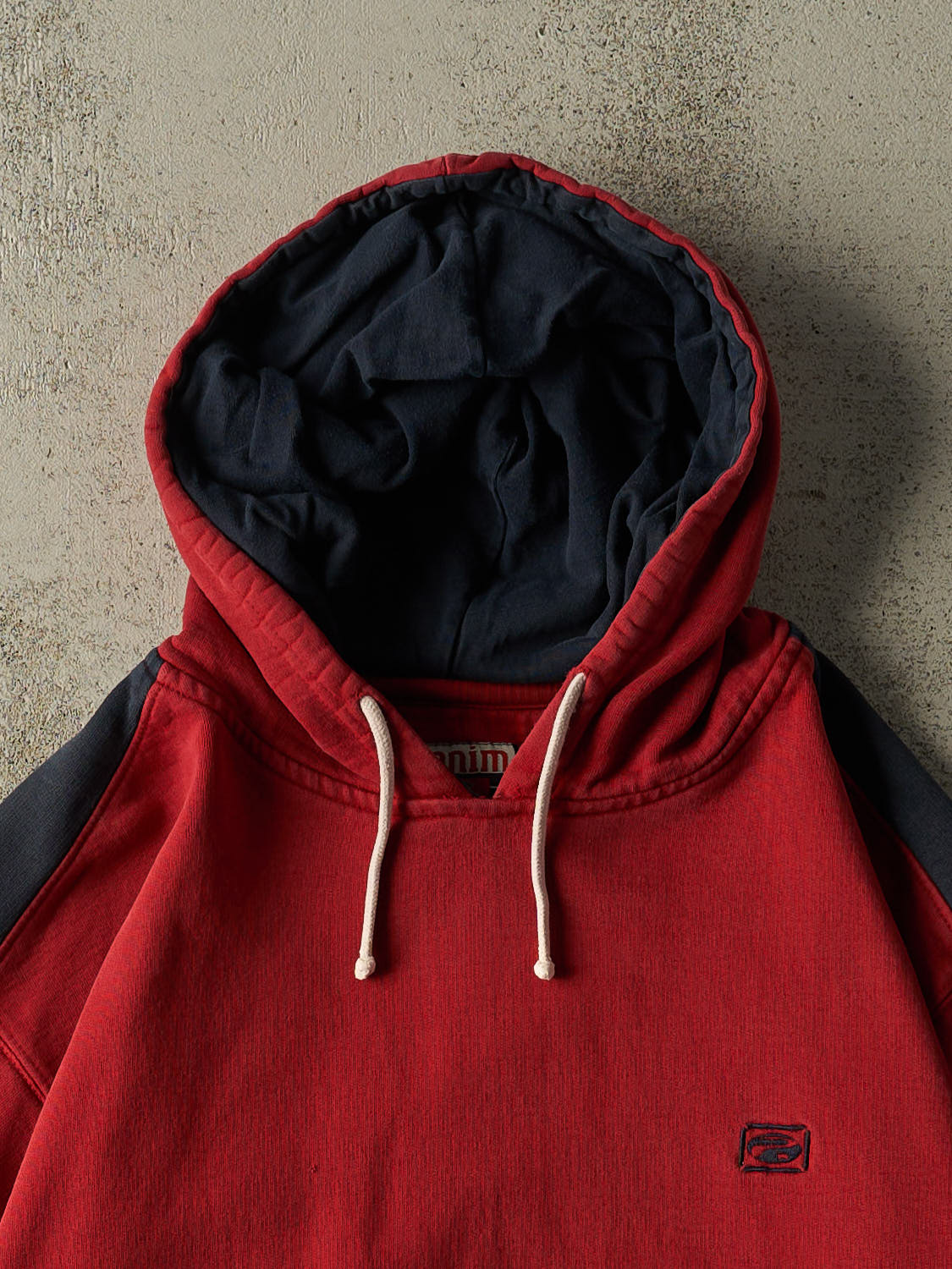 Vintage Y2K Red Point Zero Embroidered Logo Hoodie (L/XL)