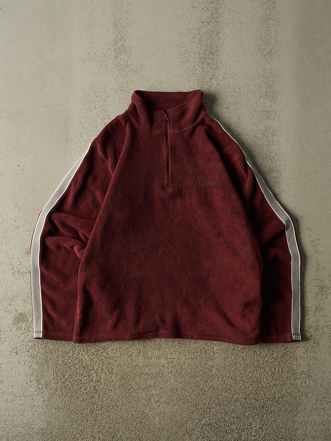 Vintage Y2K Burgundy Old Navy Quarter Zip Fleece (S/M)