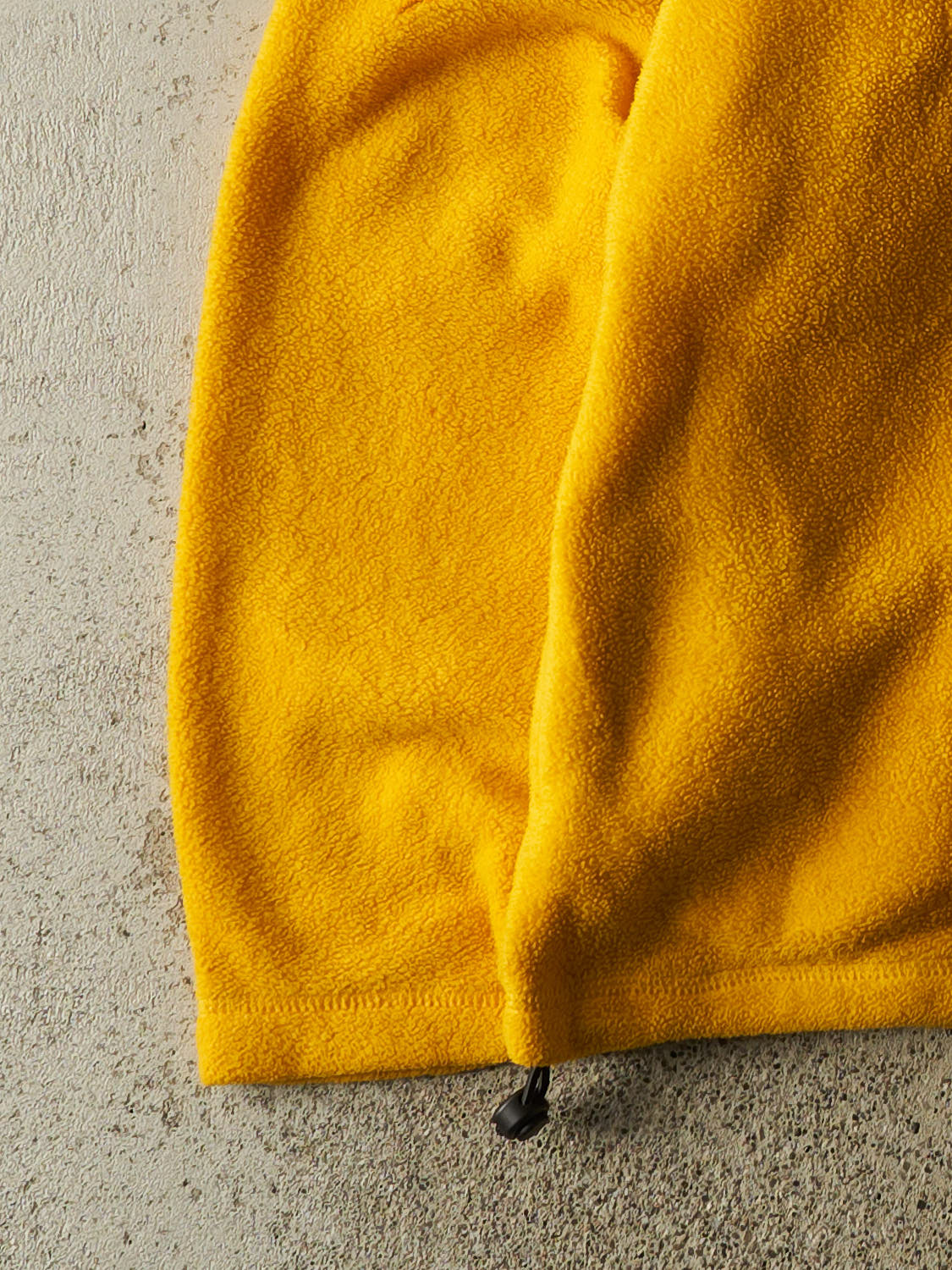 Vintage Y2K Yellow Old Navy Quarter Zip Fleece (XL)