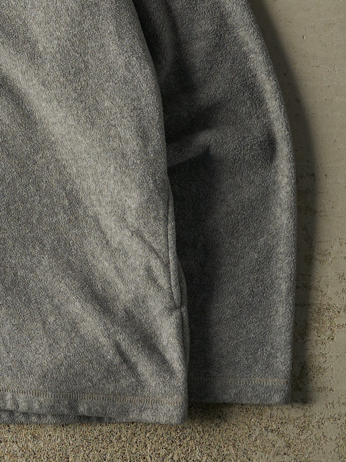 Vintage Y2K Grey Polo Jeans Co Quarter Zip Fleece (XL/XXL)