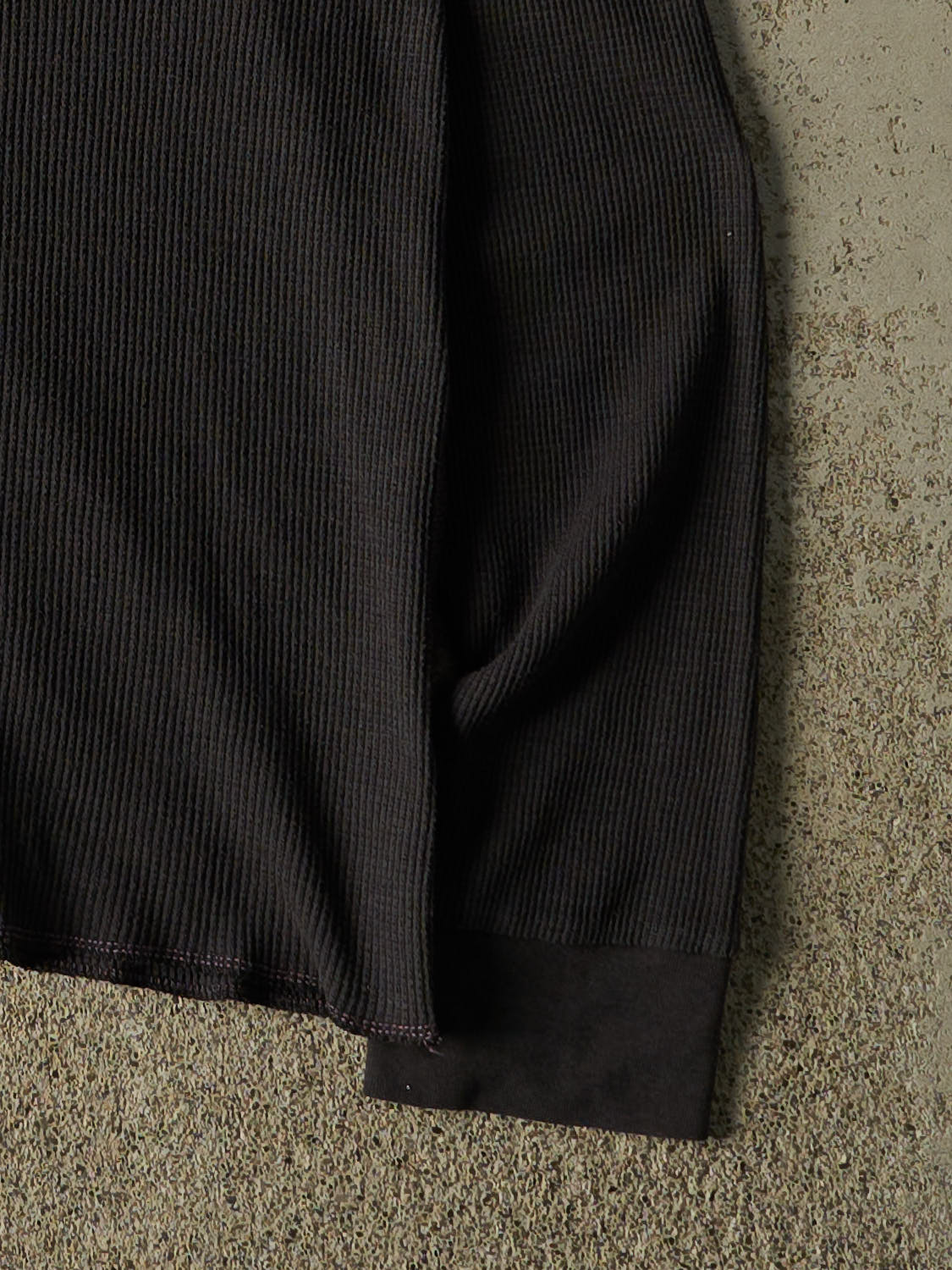 Vintage Y2K Faded Black Quiksilver Thermal Long Sleeve (M/L)