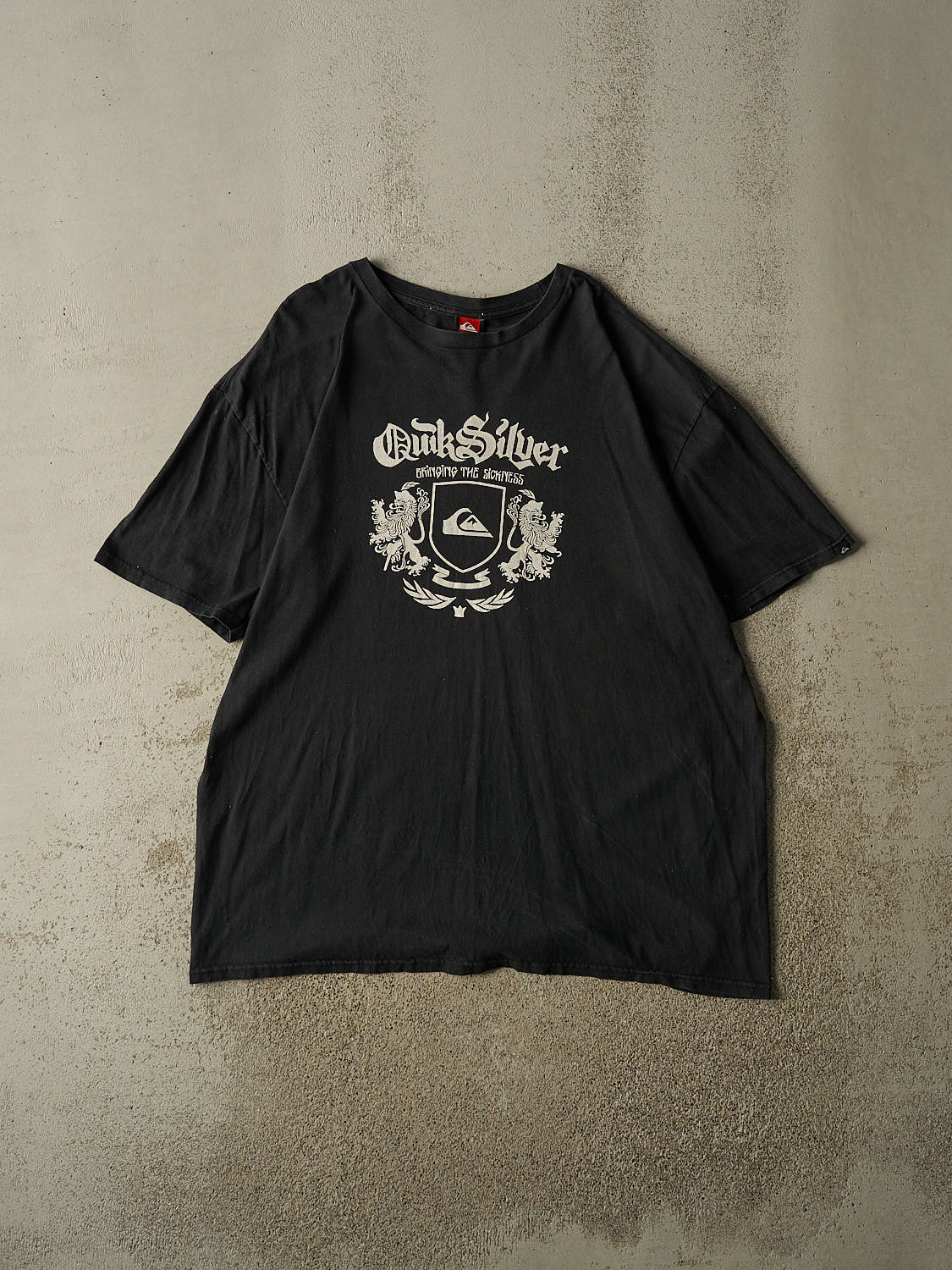 Vintage Y2K Black Quiksilver Logo Tee (XXL/XXXL)