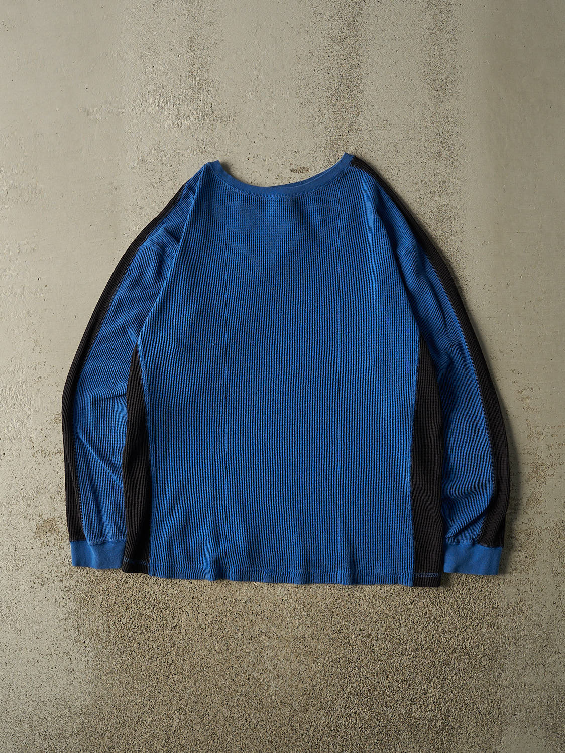 Vintage Y2K Blue Champs Thermal Long Sleeve (XL)