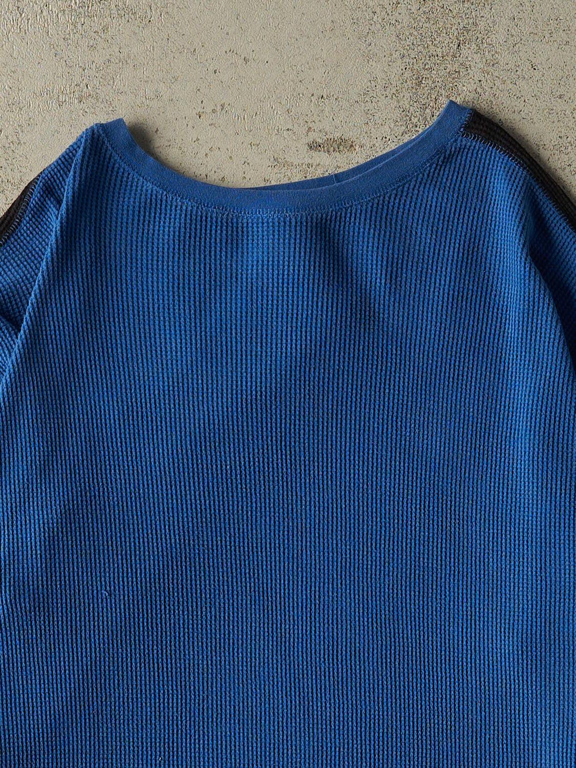 Vintage Y2K Blue Champs Thermal Long Sleeve (XL)