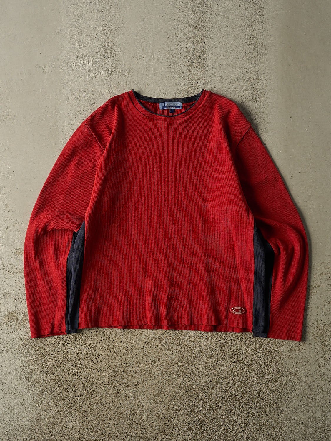 Vintage Y2K Red Bluenotes Thermal Long Sleeve (L/XL)