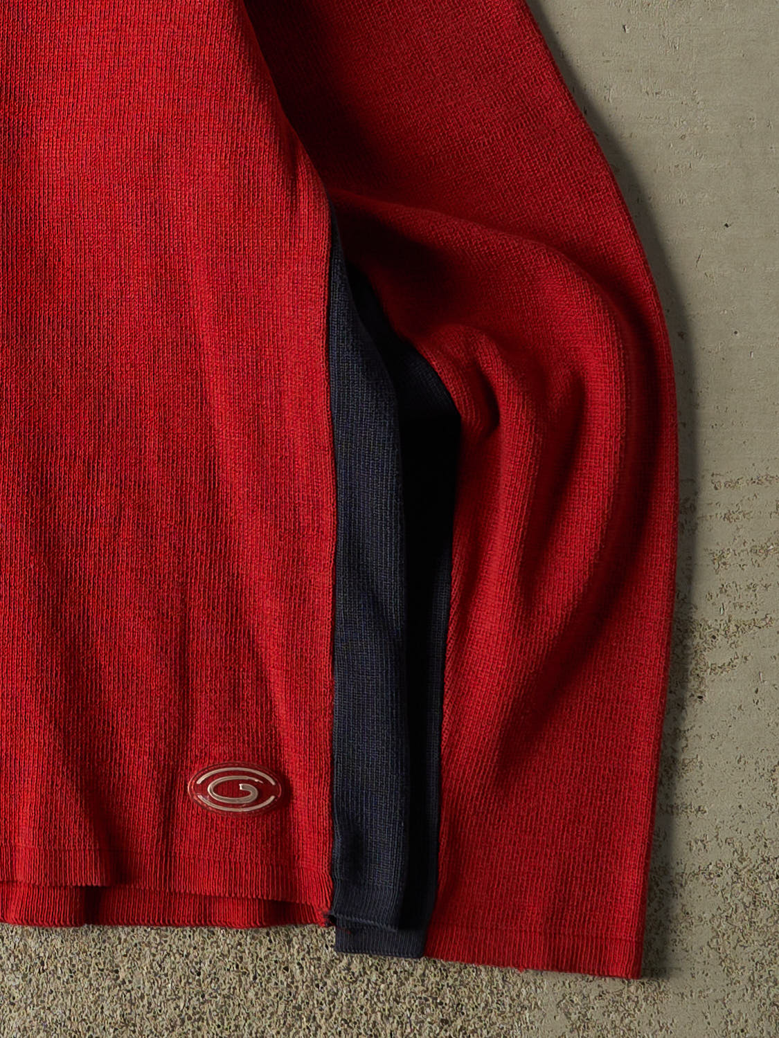 Vintage Y2K Red Bluenotes Thermal Long Sleeve (L/XL)