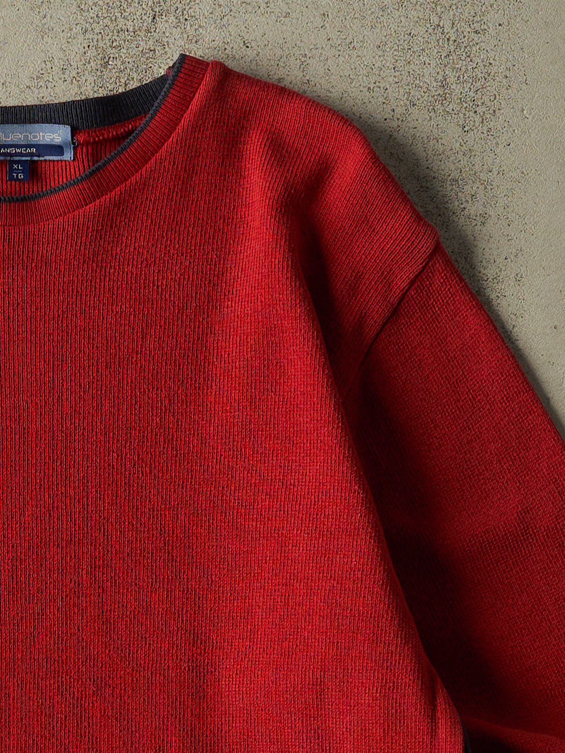 Vintage Y2K Red Bluenotes Thermal Long Sleeve (L/XL)