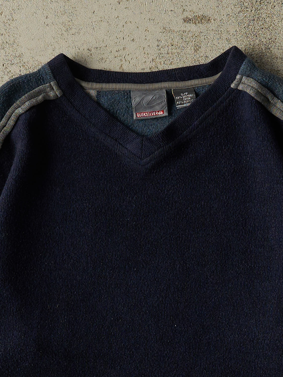 Vintage Y2K Navy Blue Quiksilver Knit (S/M)