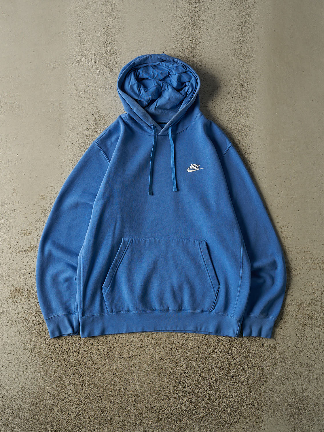 Vintage Y2K Blue Nike Embroidered Hoodie (L)
