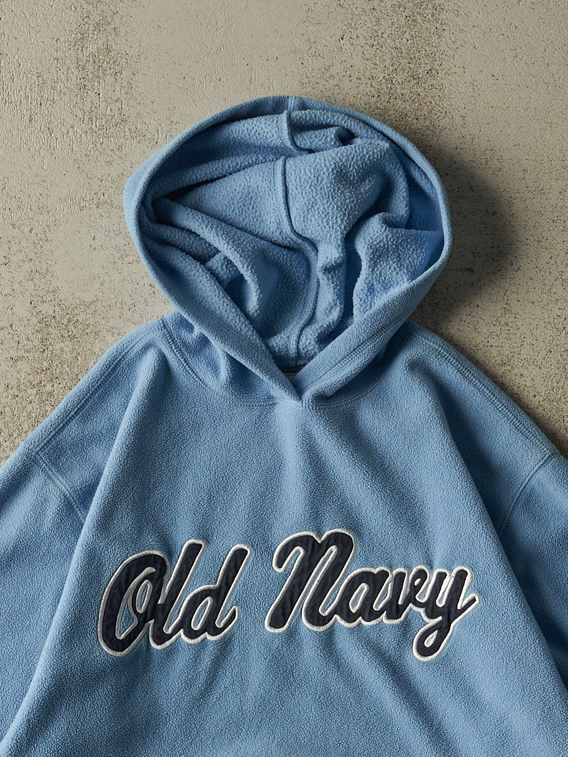 Vintage Y2K Blue Old Navy Fleece Hoodie (S/M)
