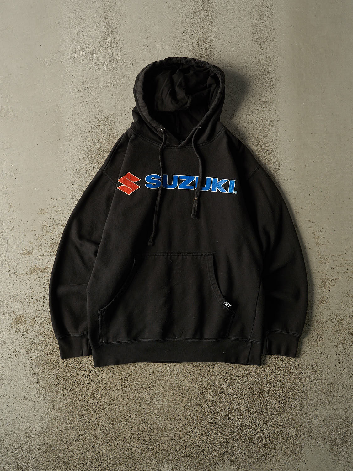 Vintage Y2K Black Suzuki Hoodie (S/M)