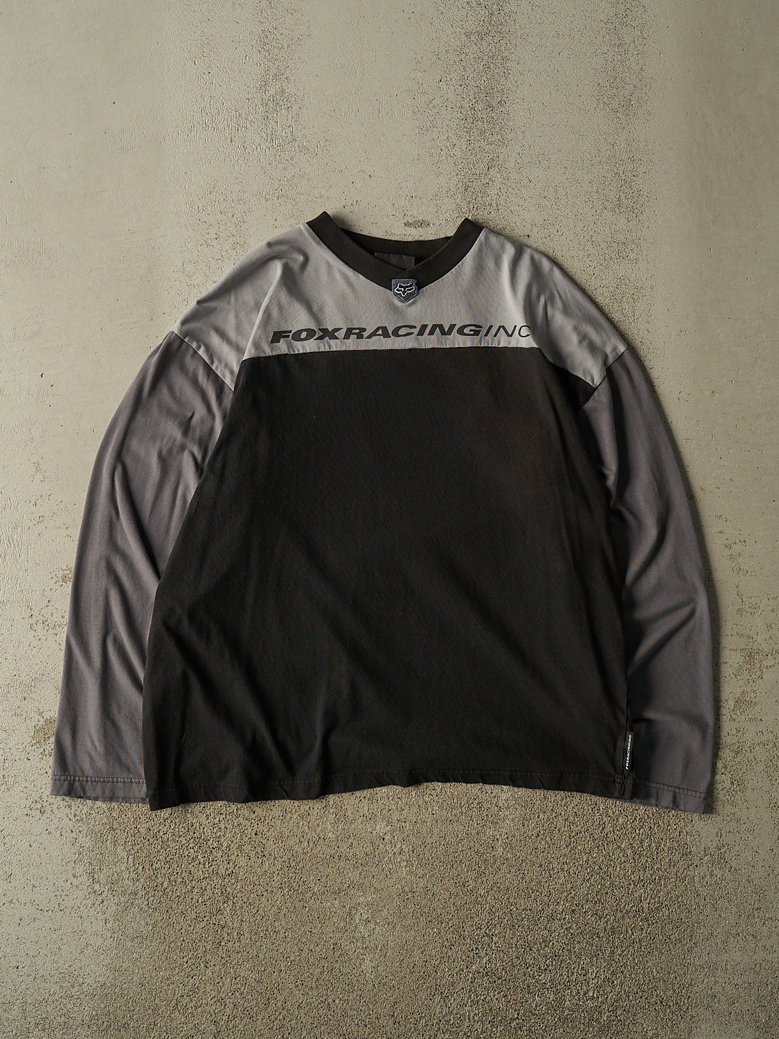 Vintage Y2K Black Fox Racing Long Sleeve (L/XL)