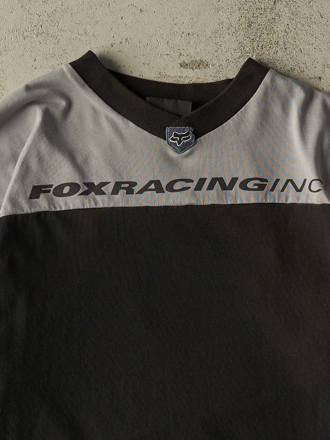 Vintage Y2K Black Fox Racing Long Sleeve (L/XL)