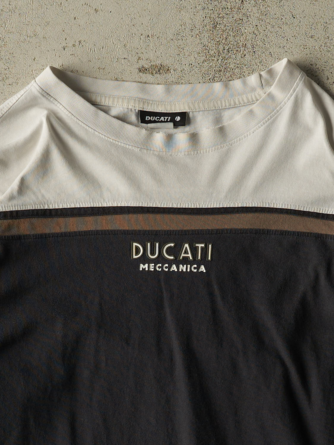 Vintage Y2K Black Ducati Embroidered Long Sleeve (XL)