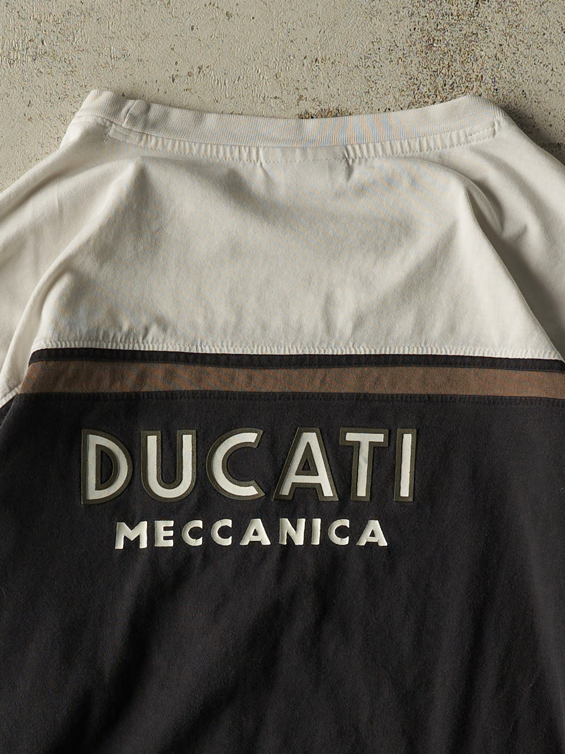 Vintage Y2K Black Ducati Embroidered Long Sleeve (XL)