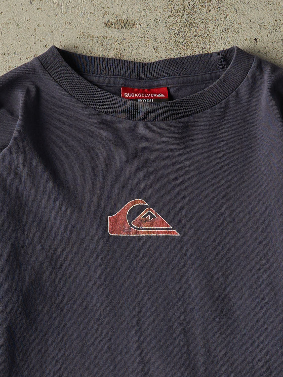 Vintage Y2K Navy Blue Quiksilver Long Sleeve (XS/S)