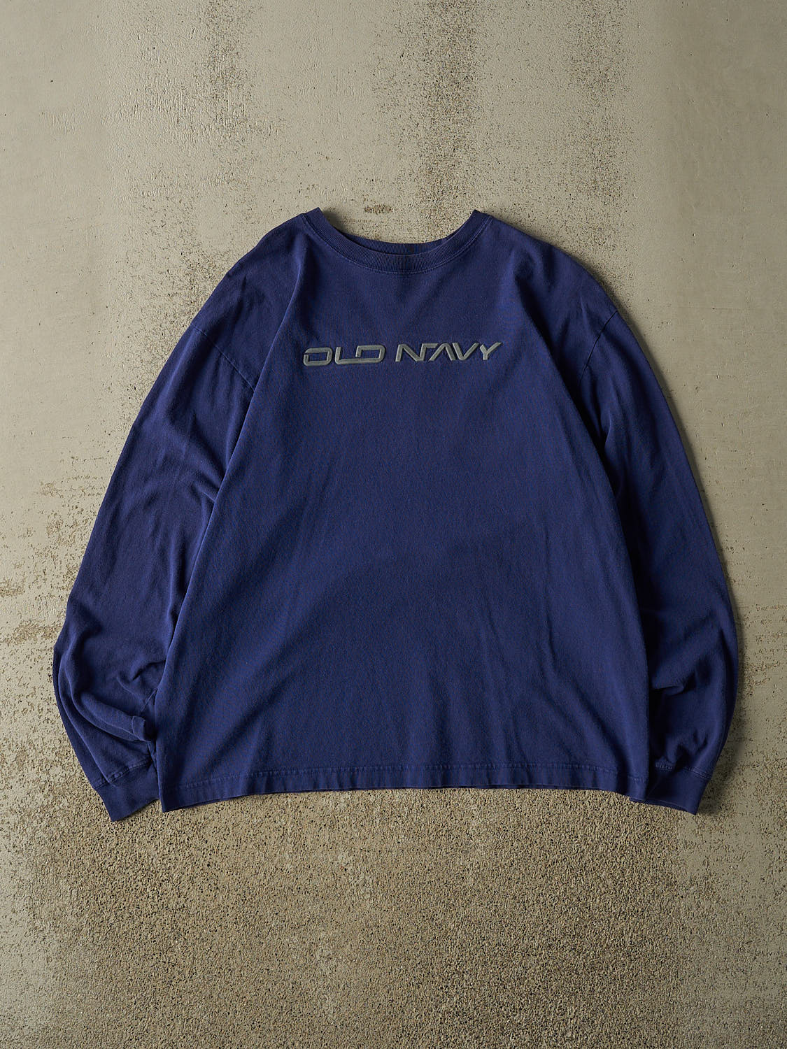 Vintage Y2K Blue Old Navy Logo Long Sleeve (M)