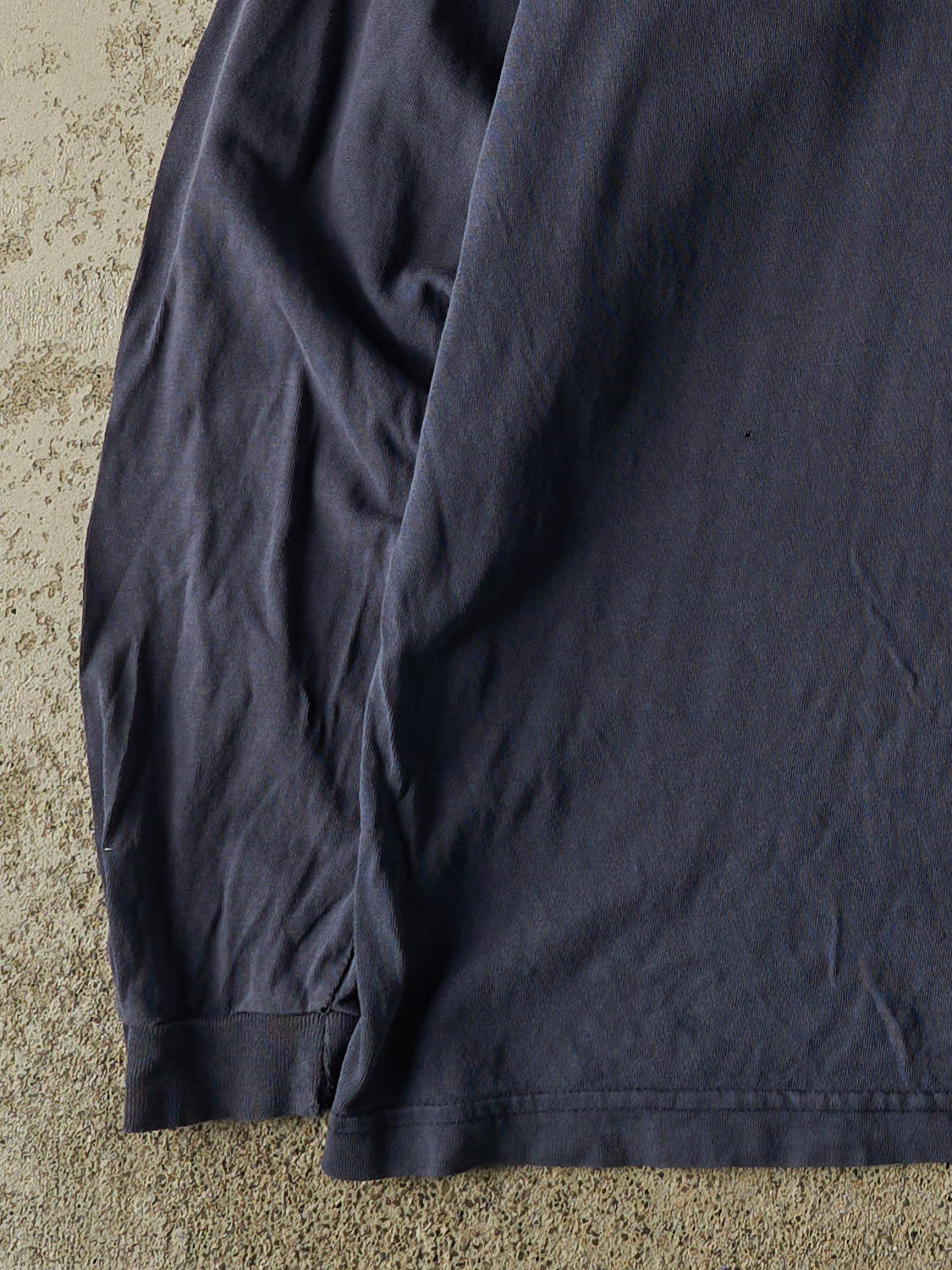 Vintage Y2K Navy Blue Reebok Logo Long Sleeve (L/XL)