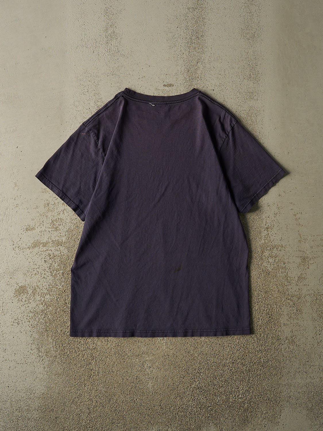 Vintage Y2K Faded Navy Nike Logo Tee (L/XL)