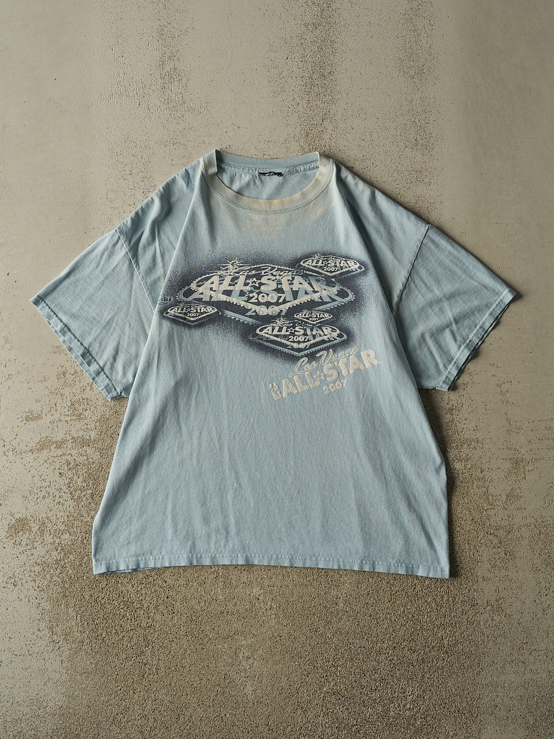 Vintage 07' Baby Blue NBA All Star Game Tee (L/XL)