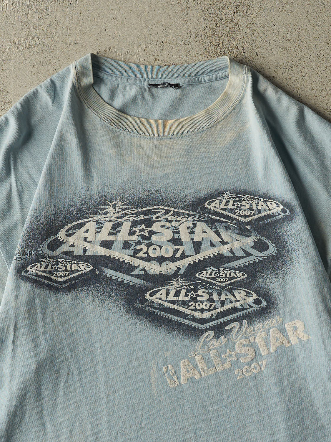 Vintage 07' Baby Blue NBA All Star Game Tee (L/XL)