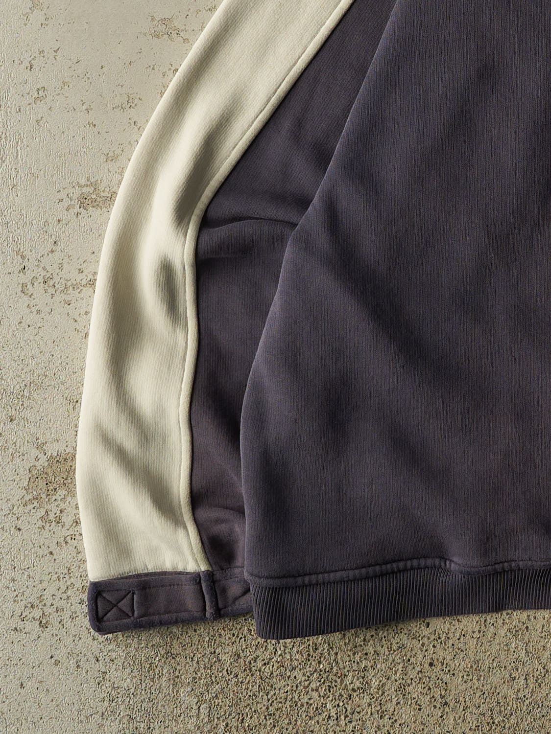Vintage Y2K Navy Blue Reebok Embroidered Zip Up Hoodie (M/L)