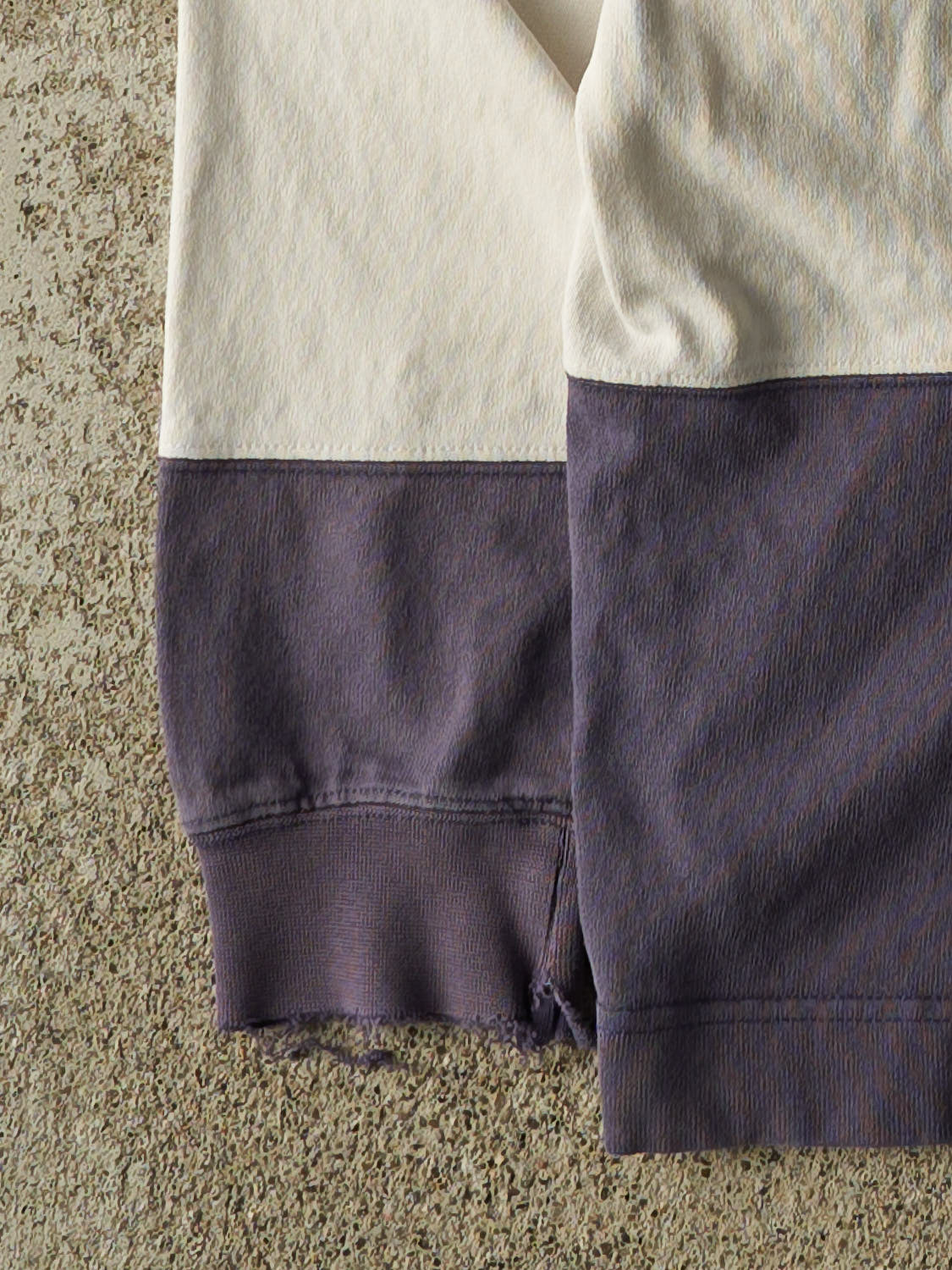 Vintage Y2K Blue Gap Rugby Quarter Button Long Sleeve (L/XL)