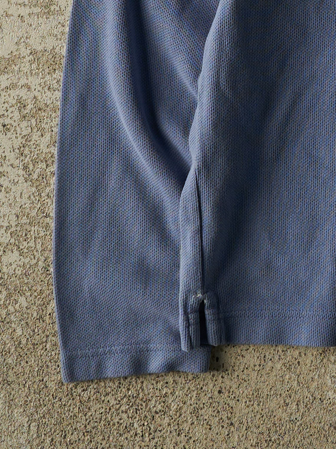 Vintage Y2K Blue Old Navy Striped Thermal Long Sleeve (M)