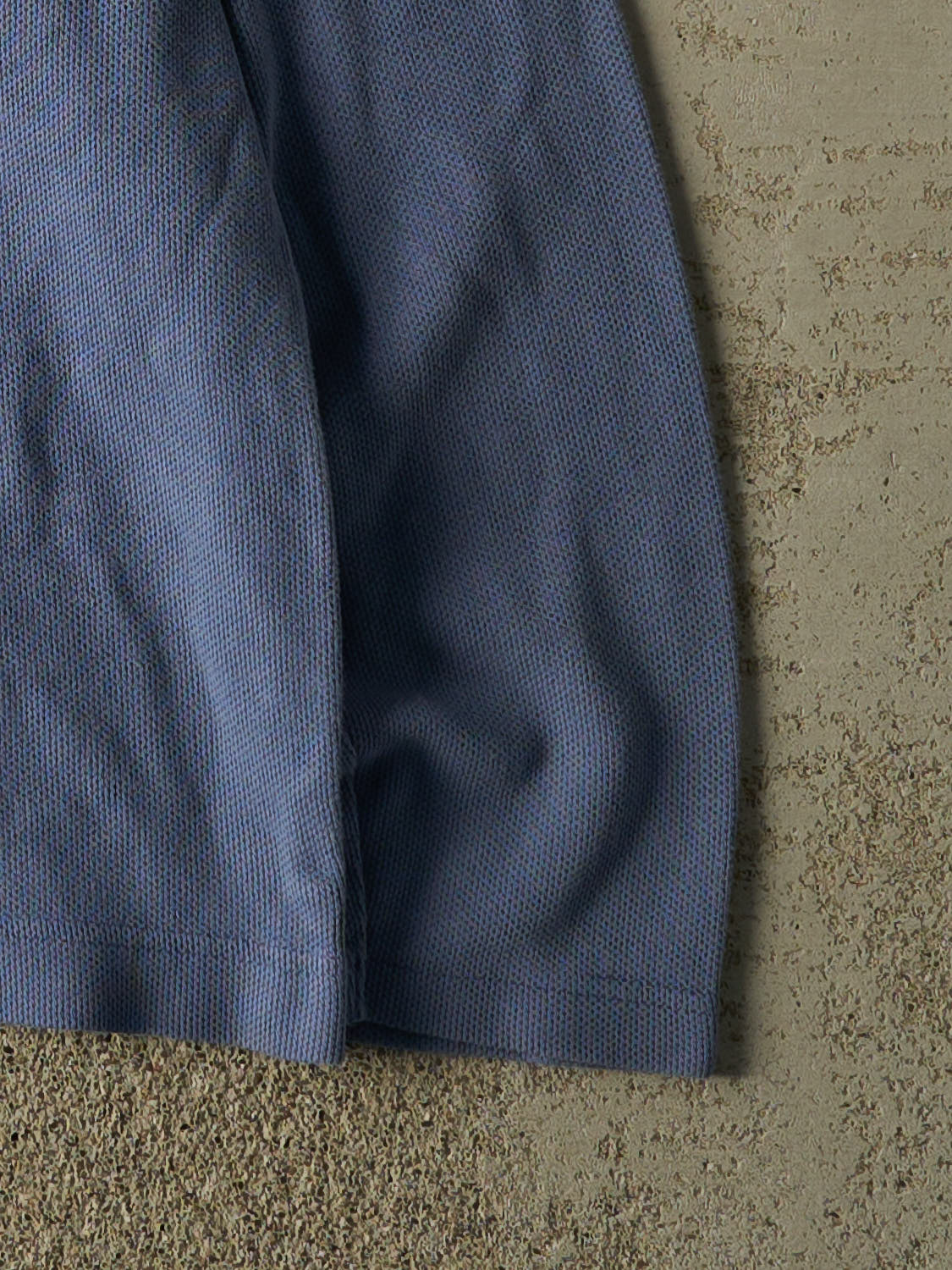Vintage Y2K Blue Old Navy Striped Thermal Long Sleeve (M)