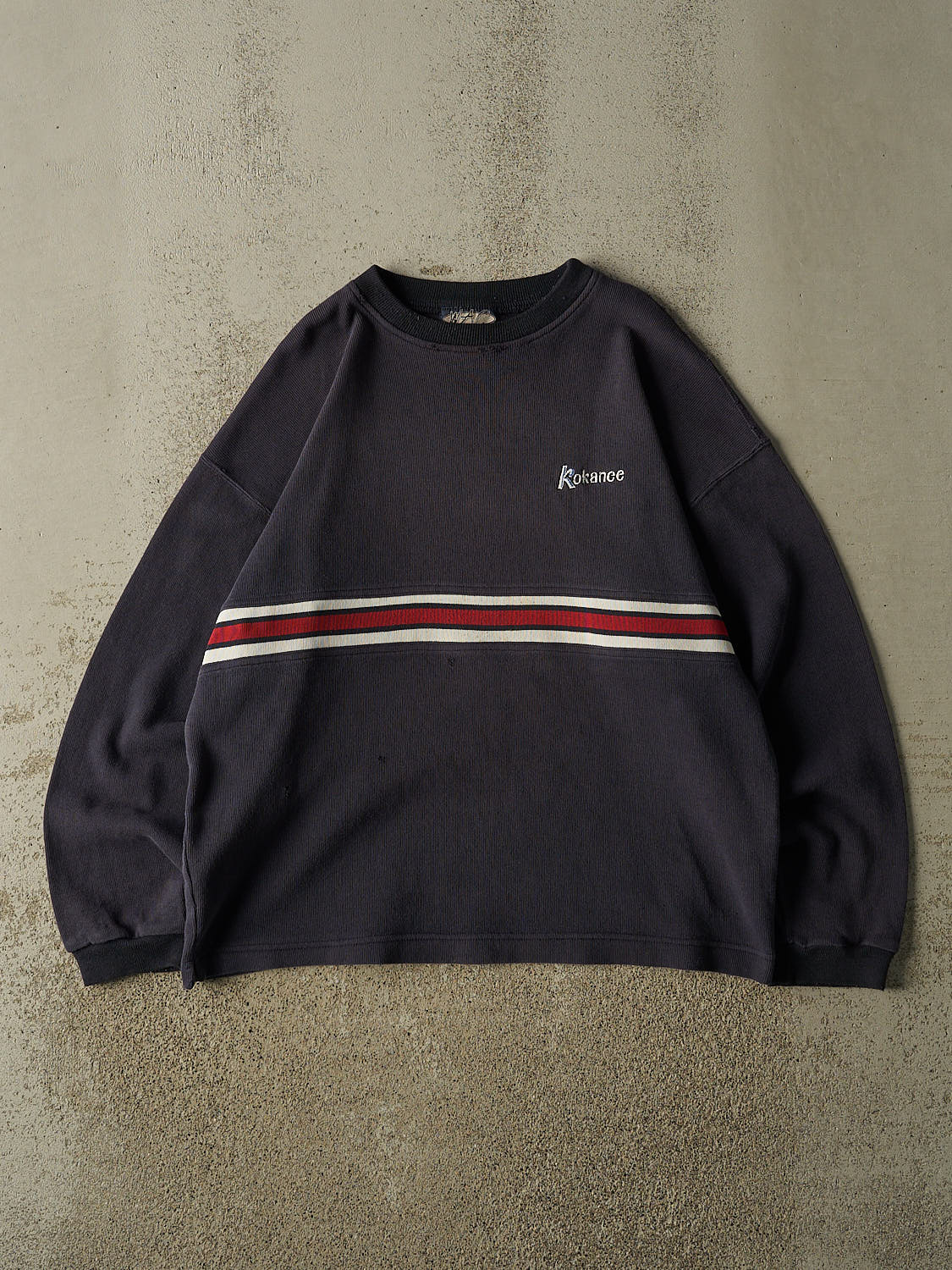 Vintage 90s Navy Blue Kokanee Thermal Long Sleeve (L/XL)