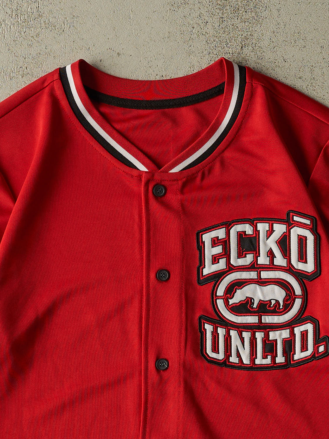 Vintage Y2K Red Ecko Baseball Jersey (L/XL)