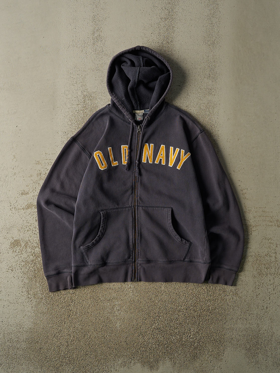 Vintage Y2K Faded Navy Old Navy Zip Up Hoodie (S/M)