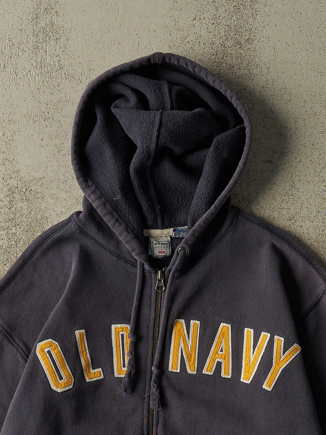 Vintage Y2K Faded Navy Old Navy Zip Up Hoodie (S/M)