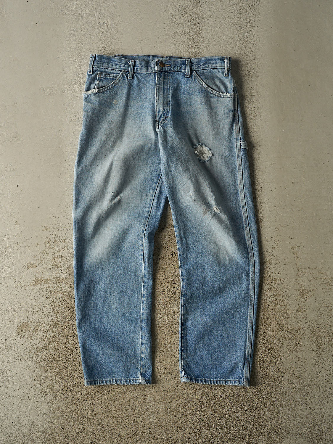 Vintage 90s Light Wash Dickies Carpenter Jeans (33x30)