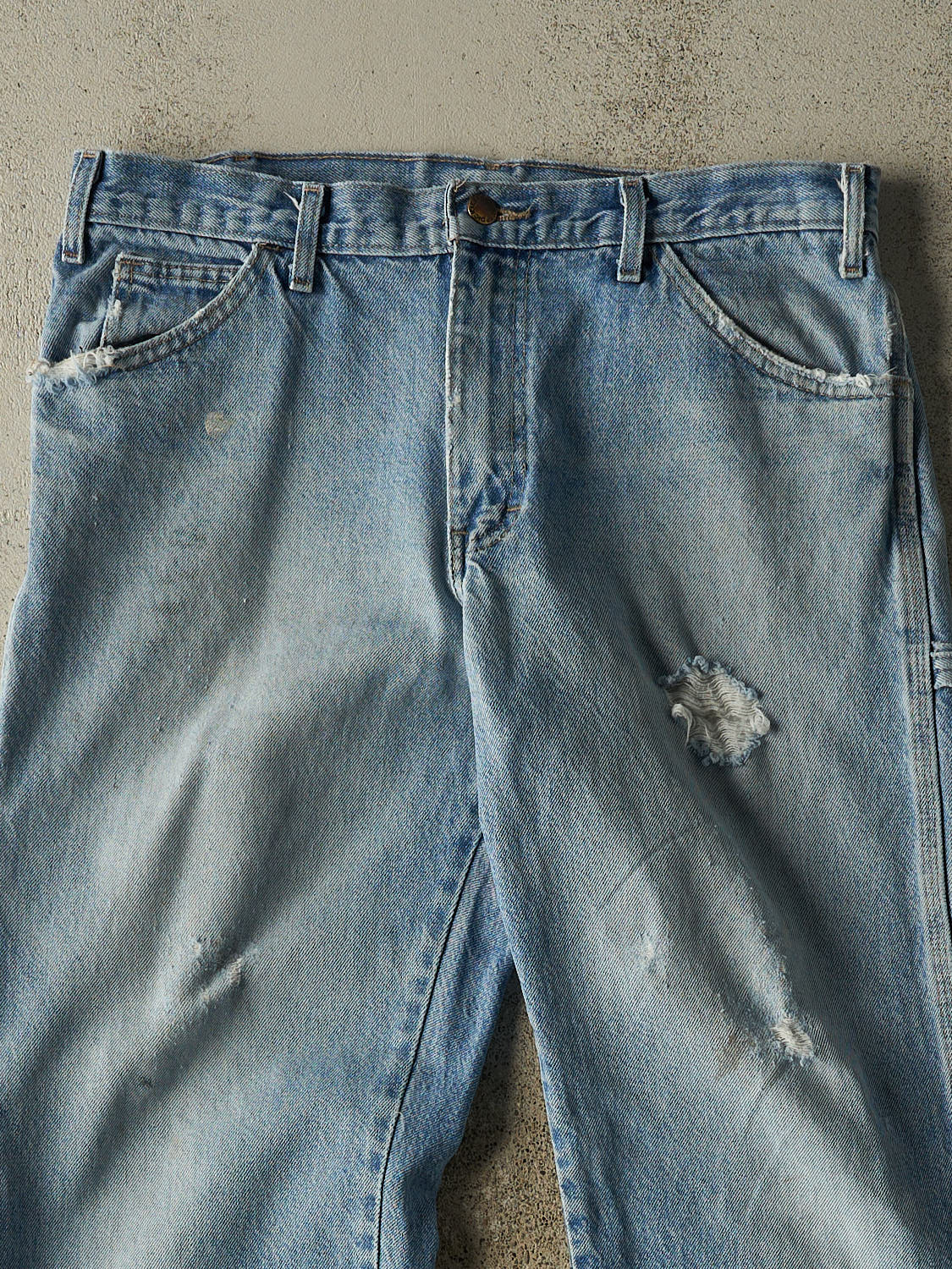 Vintage 90s Light Wash Dickies Carpenter Jeans (33x30)