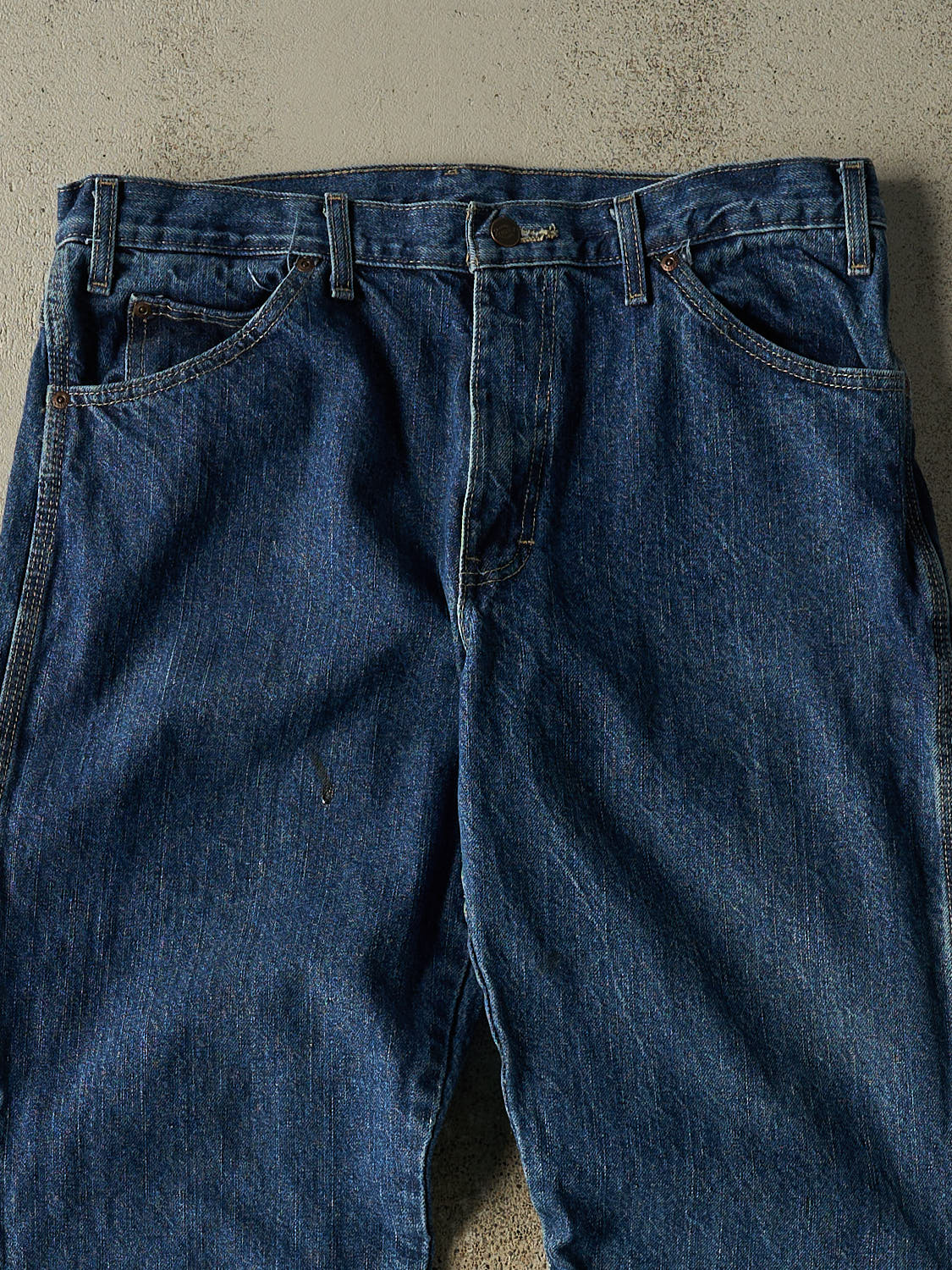 Vintage 90s Dark Wash Dickies Carpenter Jeans (34x30)