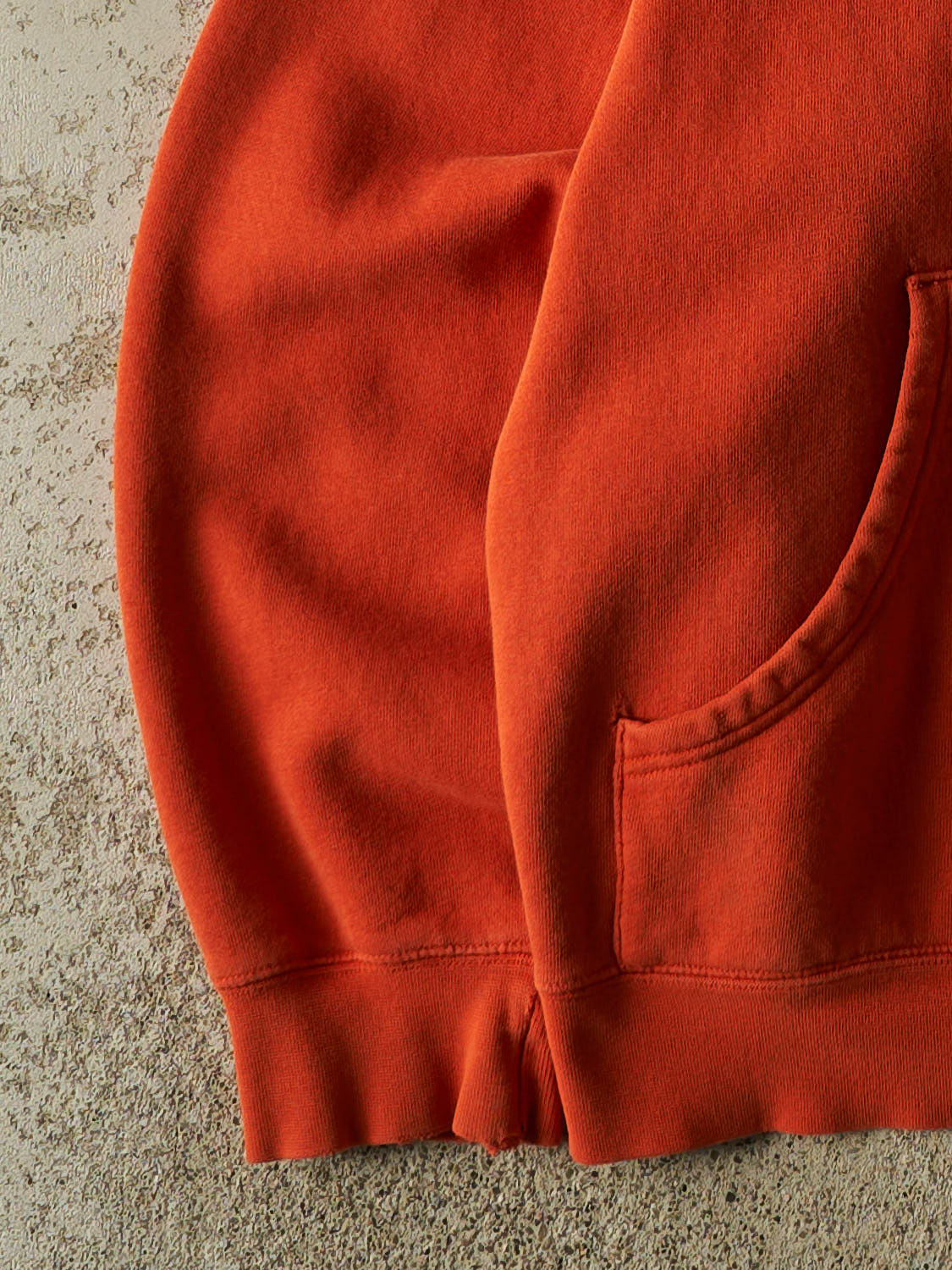 Vintage Y2K Orange Adidas Embroidered Hoodie (M)